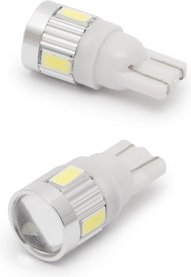 Car Led Bulb T10 W5w 2.5w 180lm 6000k Cree 12v Set 2 Pcs