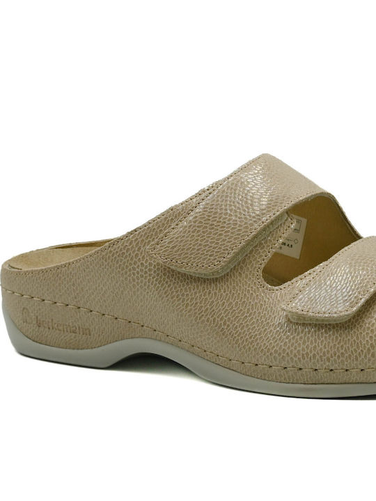 Leather Women's Anatomic Beige Sandals