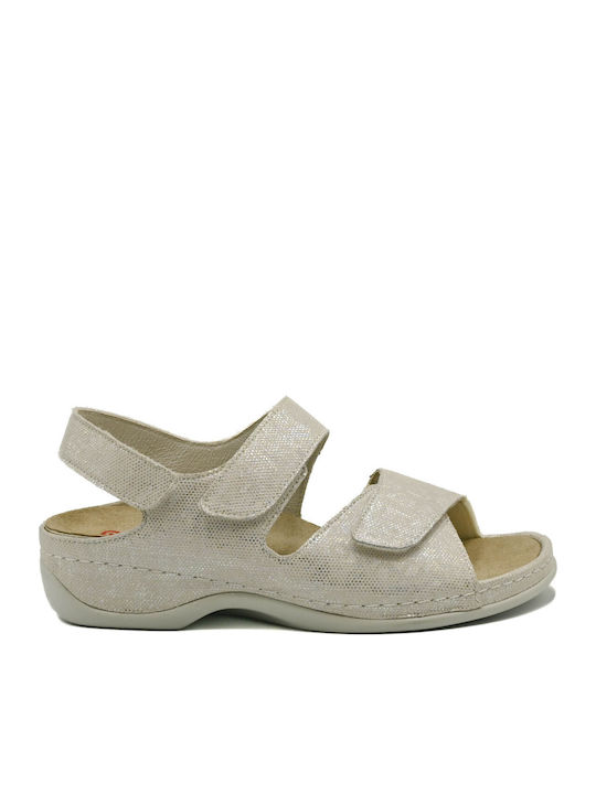 Leather Women's Anatomic Beige Sandals
