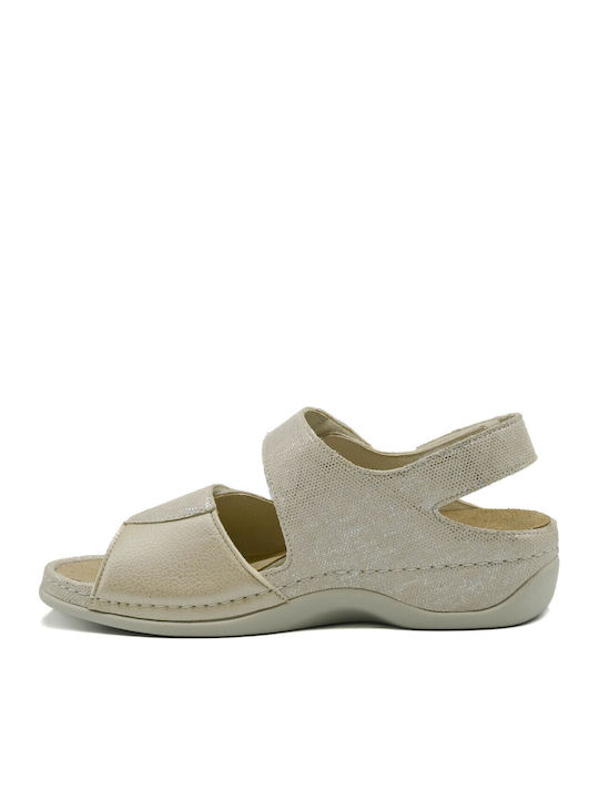 Leather Women's Anatomic Beige Sandals