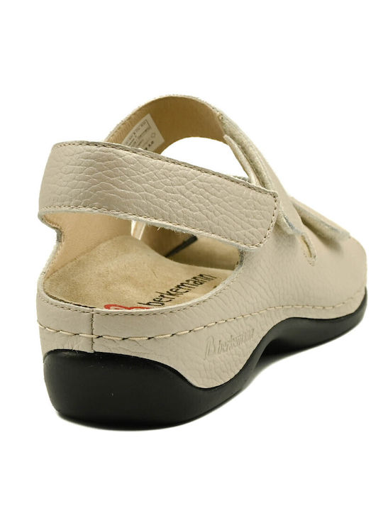 Leather Women's Anatomic Beige Sandals