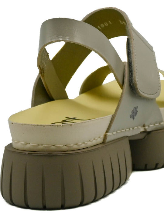 Leather Women's Anatomic Yellow Sandals