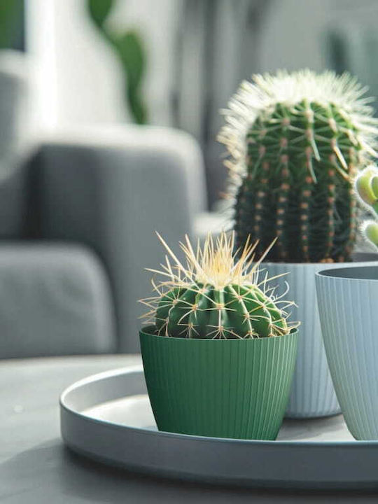 Prosperplast Plant Pot Plastic Green with Stand 138x138cm