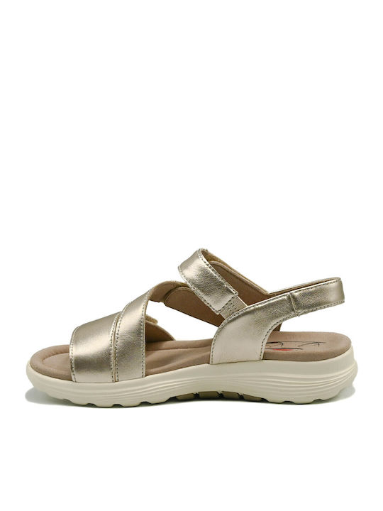 Leather Women's Anatomic Gold Sandals