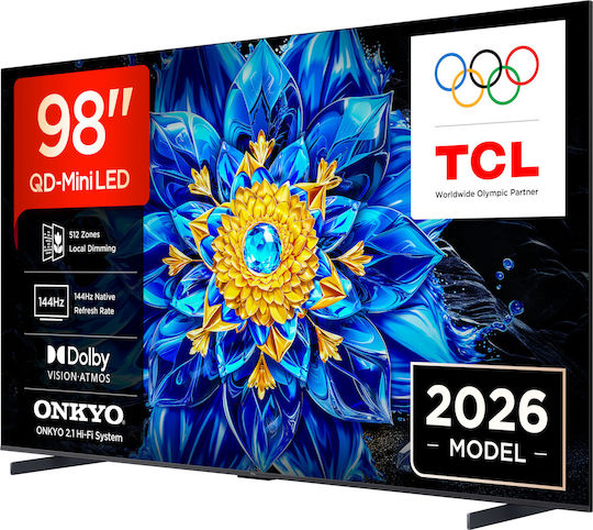 TCL Smart Fernseher 98" 4K Ultra HD QD-Mini LED P8L HDR (2026) 98P8L