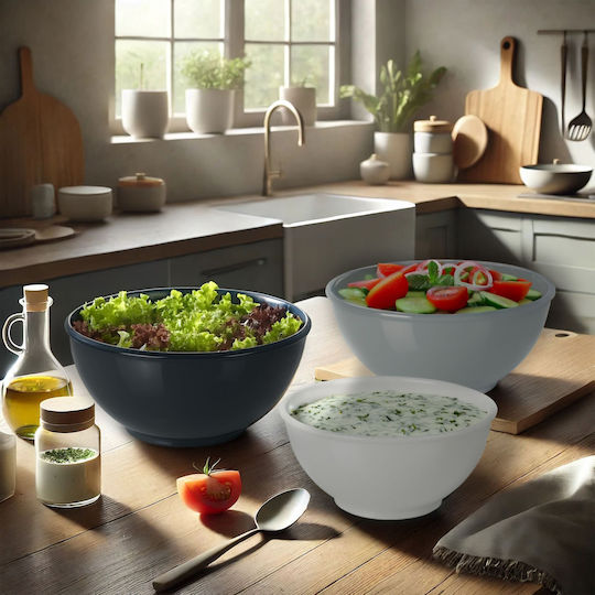 Relaxdays Mixing Bowls Plastic 6 Pieces