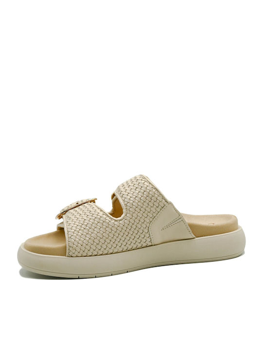 Leather Women's Anatomic Ecru Sandals