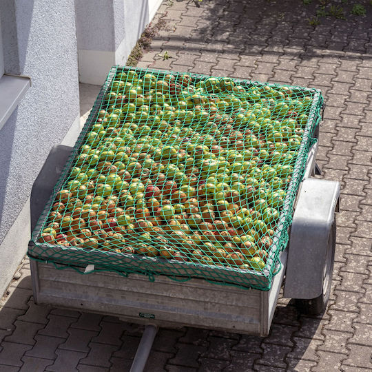 Relaxdays Plasă Remorcă Verde 2.3 X 3.5 M Verde Negru 0.8x350x230 Cm