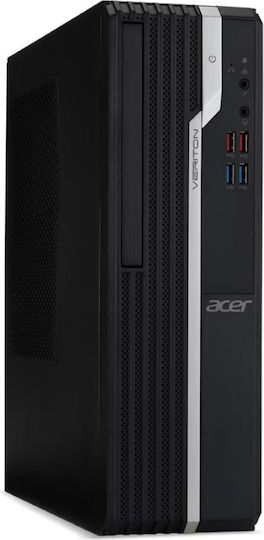 Intra Veriton VX2680G SFF Desktop PC Pentium Dual Core-G6605 8GB DDR4 1.0TB SSD W11 Pro with Keyboard Greek