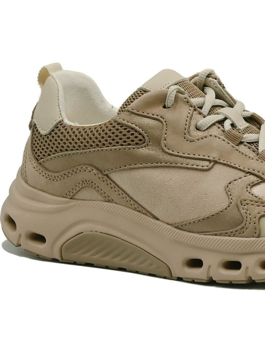 Damen Anatomische Sneakers Beige
