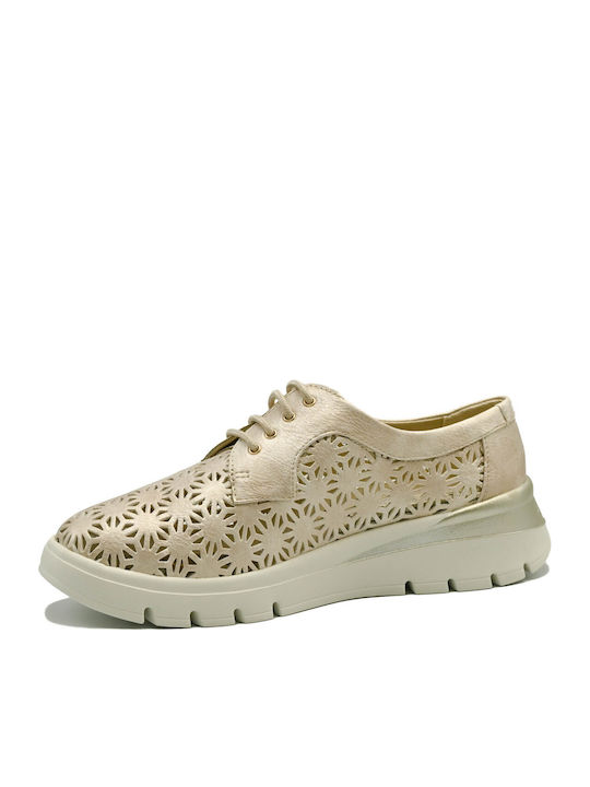 Γυναικεία Ανατομικά Sneakers Μπεζ