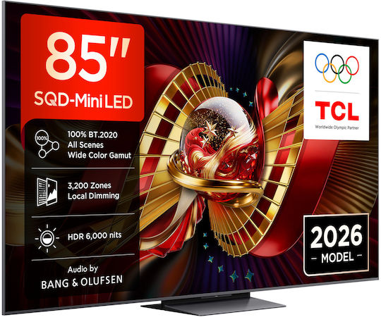 TCL Smart Televizor 85" 4K UHD SQD-Mini LED C8L HDR (2026) 85C8L