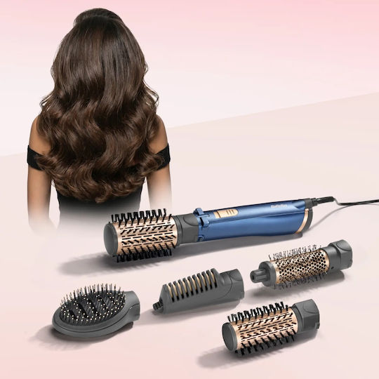Babyliss Electric Brush with Air & Rotating Head for Hair Straightening and Curls 1000W