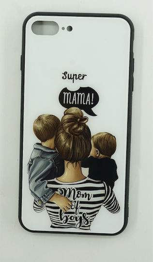 Flippy Protective Case Compatible Huawei Nova 9 Super Mom Glass Print Multicolor