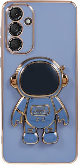 Husă Telefon 2în1 Flippy Compatibilă Samsung Galaxy S24 Plus Husă Tpu Inclusă Suport Tip Astronaut Protecție Cameră Albastră