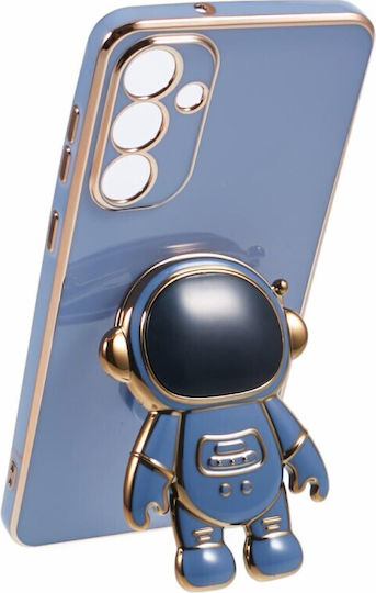 Husă Telefon 2în1 Flippy Compatibilă Samsung Galaxy S24 Plus Husă Tpu Inclusă Suport Tip Astronaut Protecție Cameră Albastră