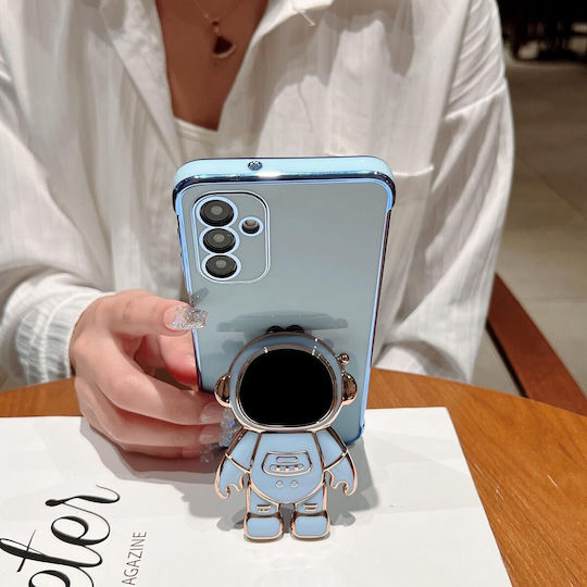 Husă Telefon 2în1 Flippy Compatibilă Samsung Galaxy S24 Husă Tpu Inclusă Suport Tip Astronaut Protecție Cameră Verde