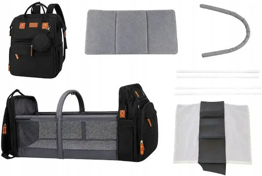Bag-Bed Backpack Black 40x30x20cm