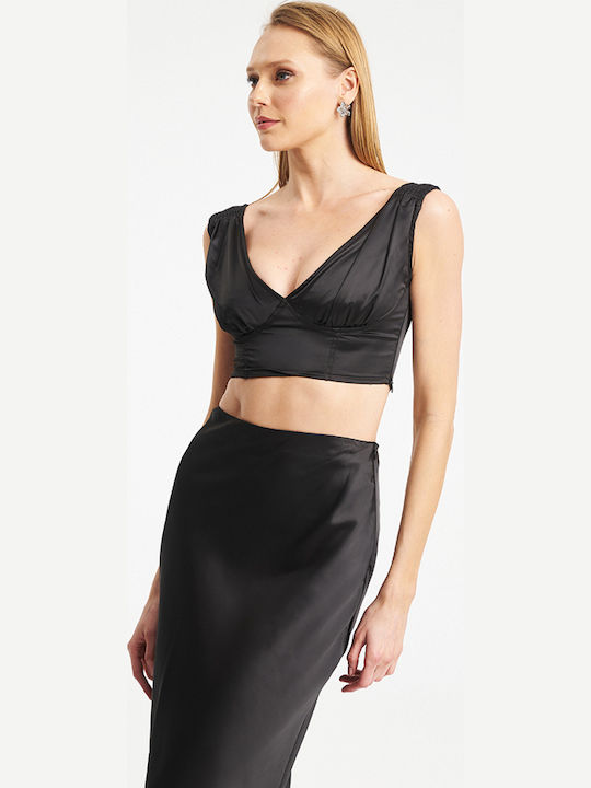 Damen Bluse Schwarz