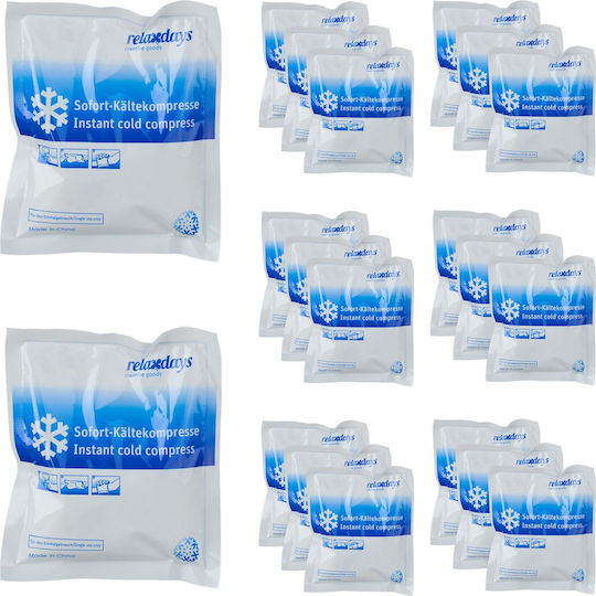 Set Comprese Reci Instantanee Relaxdays Alb Albastru 14.5x1.5x12.5 Cm
