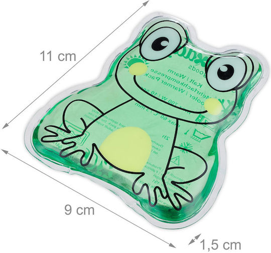 Relaxdays Pachete de Răcire Copii Set 4 Alb Verde Negru 11x1.5x9 Cm