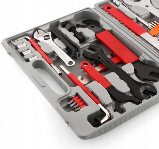 Roxar Fahrradwerkzeug-Set 44-teilig Werkstattkoffer