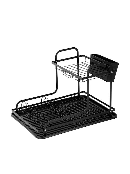 Orion Sink Strainer Metallic Black 42.5x32x29cm