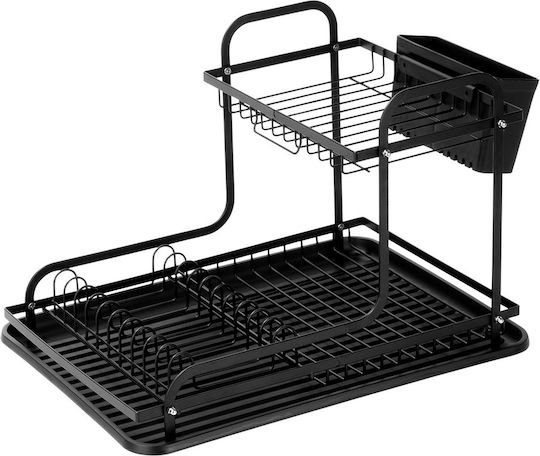 Orion Metallisches Schwarz Spülbeckenablauf 42.5x32x29cm