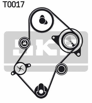 Skf Vkmc 03240 Water Pump Timing Belt Set