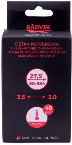 Bike Tube 27.5" X 2.5/3.0 Fv48