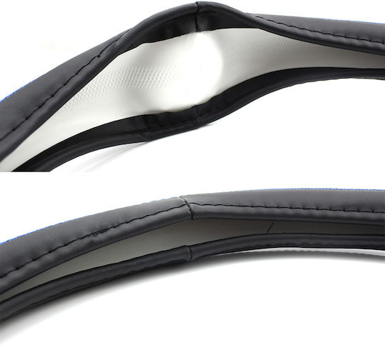 Universal 38 Cm Auto Lenkradabdeckung Rot Schwarz Lenkradschutz Einfacher Einbau