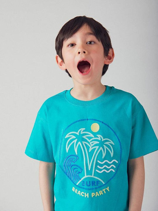 Kids Top Short-Sleeved Blue