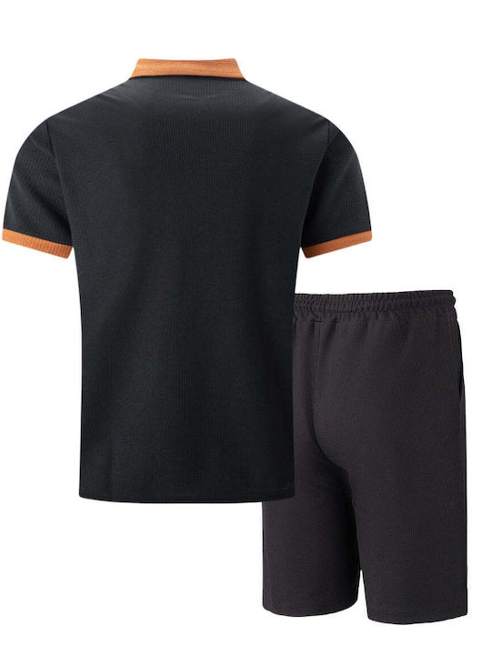 Men's Bermuda Shorts Set Black