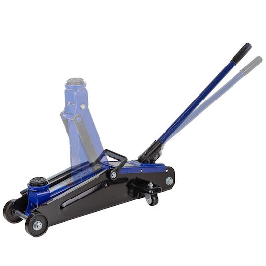 Cric Hidraulic 2 Tone Tip «broască» Valiză + Cauciuc