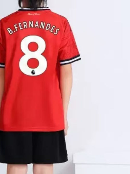 King Kids Football Set Bruno Fernandes Manchester United 2026 Home