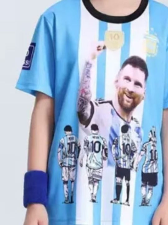 King Παιδικό Σετ Ποδοσφαίρου Messi Special Edition Argentina