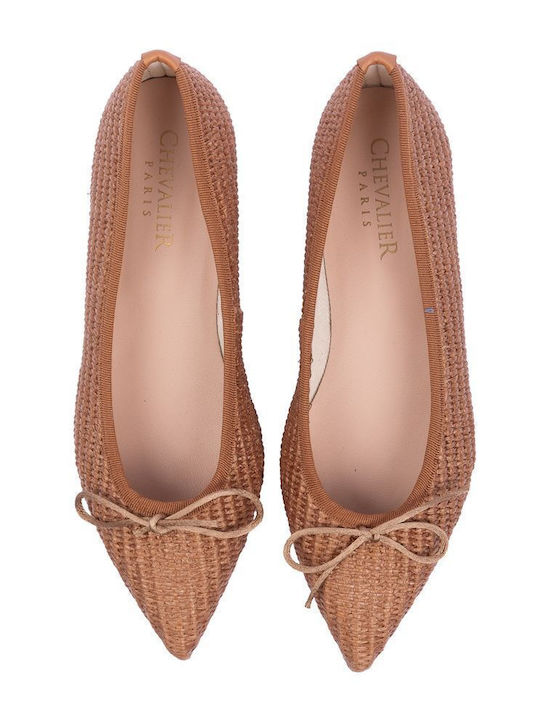 Damen Ballerinas in Tabac Braun Farbe CM BALL-100