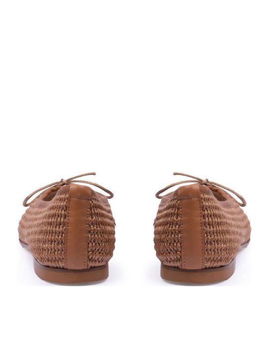 Damen Ballerinas in Tabac Braun Farbe CM BALL-100