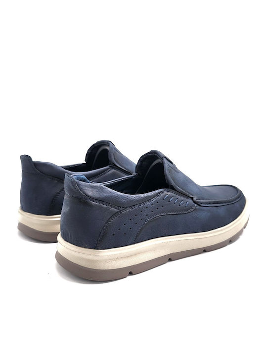 Ανδρικά Loafers σε Μπλε Χρώμα