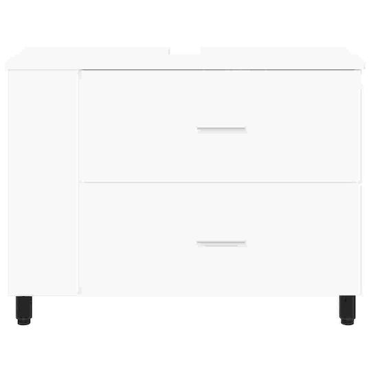 vidaXL Πάγκος χωρίς Νιπτήρα Μ80xΒ35xΥ60cm Λευκό