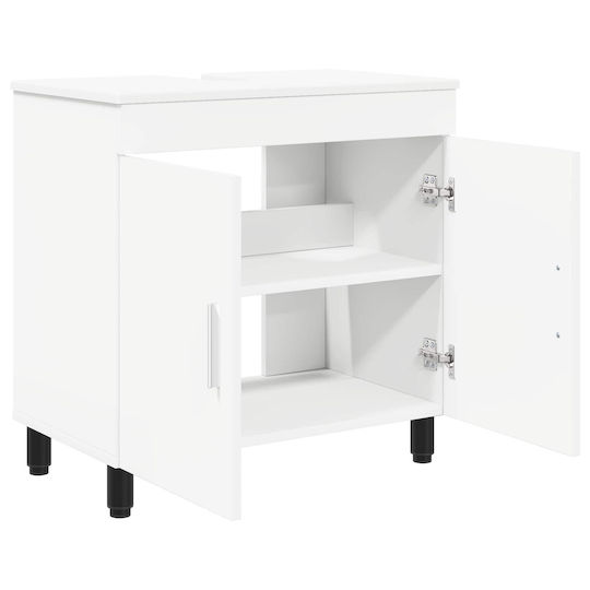 vidaXL Πάγκος χωρίς Νιπτήρα Μ60xΒ35xΥ60cm Λευκό