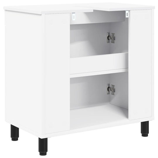 vidaXL Πάγκος χωρίς Νιπτήρα Μ60xΒ35xΥ60cm Λευκό