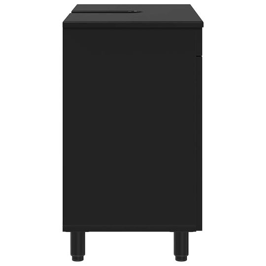 vidaXL Bathroom Vanity Unit without Sink M60xB35xH60cm Black