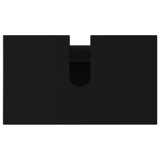 vidaXL Bathroom Vanity Unit without Sink M60xB35xH60cm Black