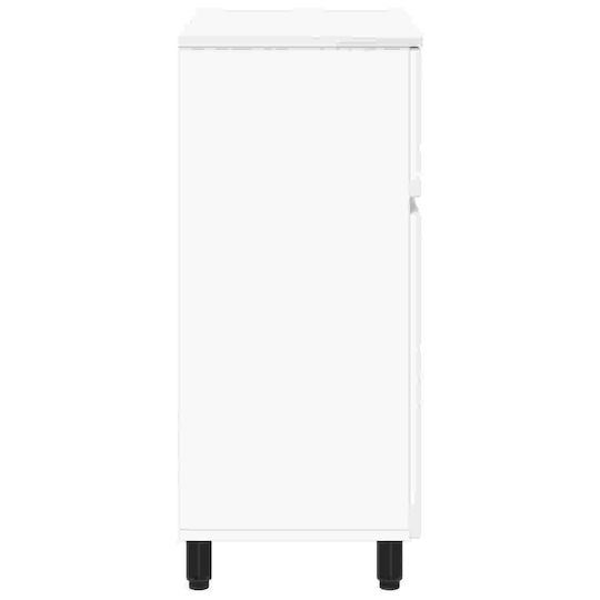 vidaXL Unitate De Mobilier Pentru Baie Fără Chiuvetă L60xA35xÎ80cm Albă