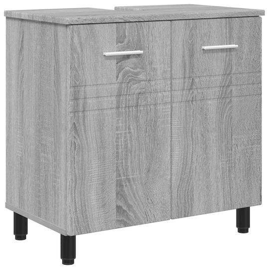 vidaXL Pătrat Fără Chiuvetă M60xA35xÎ60cm Gri Sonoma