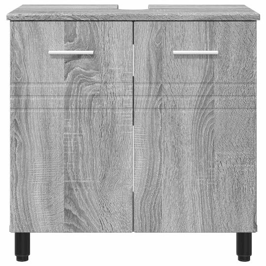 vidaXL Pătrat Fără Chiuvetă M60xA35xÎ60cm Gri Sonoma