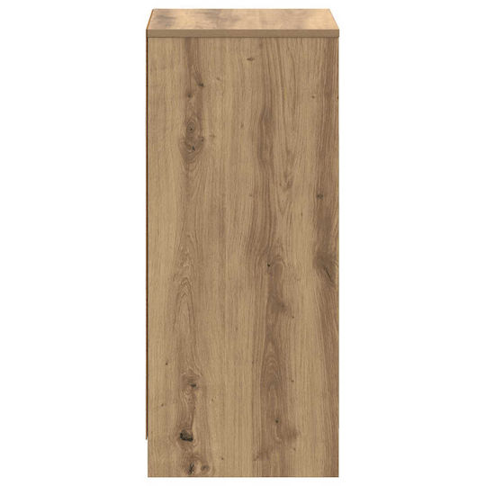 vidaXL Badezimmer Waschtisch-Einheit M35xB36.5xH85cm Eiche