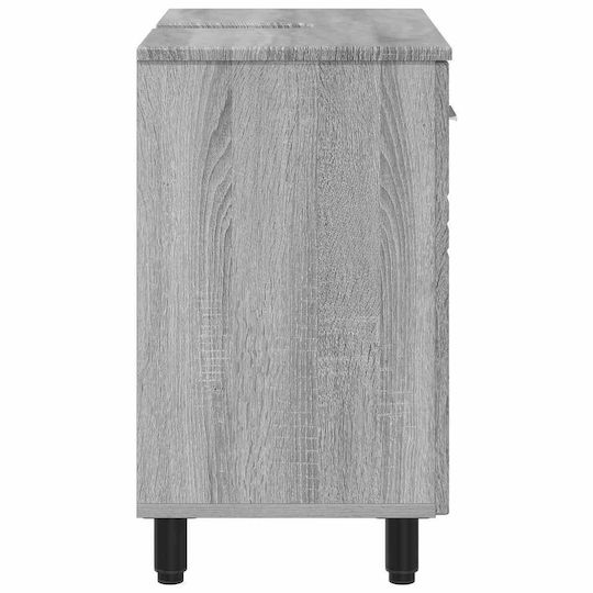 vidaXL Pătrat Fără Chiuvetă M60xA35xÎ60cm Gri Sonoma