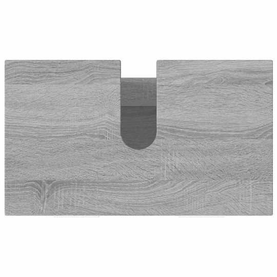 vidaXL Pătrat Fără Chiuvetă M60xA35xÎ60cm Gri Sonoma